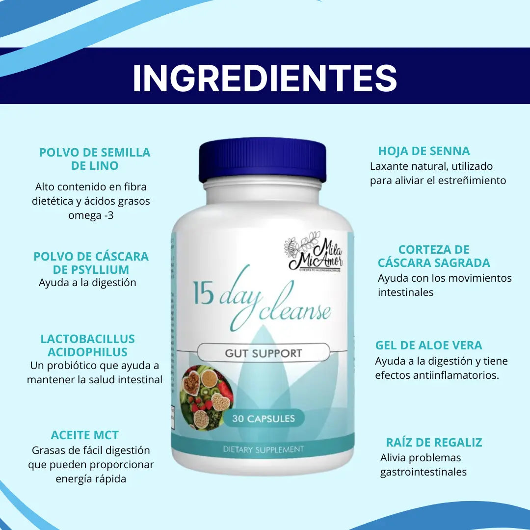 LIMPIADOR INTESTINAL EN 15 DIAS