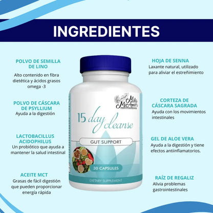 LIMPIADOR INTESTINAL EN 15 DIAS